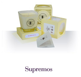 Velas de Supremo de perfume - 30 esencias unicas e individuales